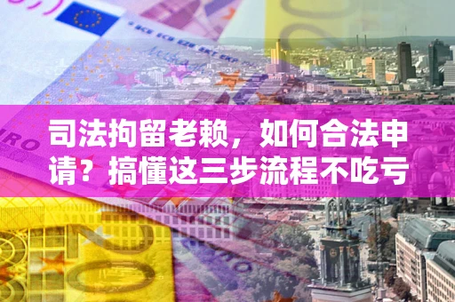 北京司法拘留老赖，如何合法申请？搞懂这三步流程不吃亏！