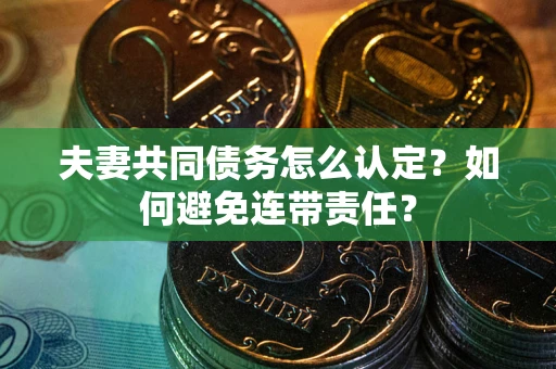 北京夫妻共同债务怎么认定？如何避免连带责任？