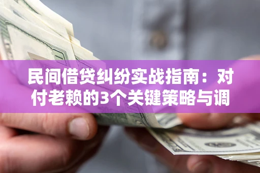 北京民间借贷纠纷实战指南：对付老赖的3个关键策略与调解盲区解析
