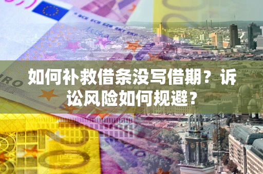 北京如何补救借条没写借期？诉讼风险如何规避？