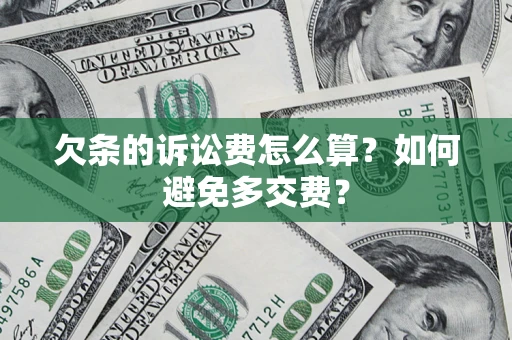 北京欠条的诉讼费怎么算？如何避免多交费？