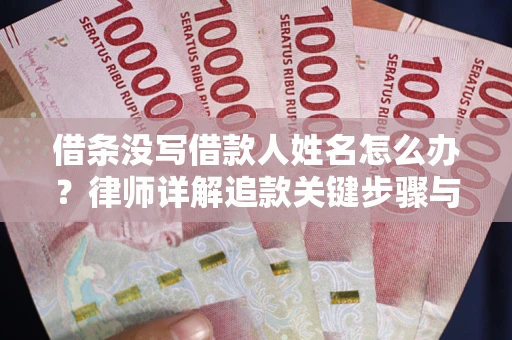 北京借条没写借款人姓名怎么办？律师详解追款关键步骤与证据链构建