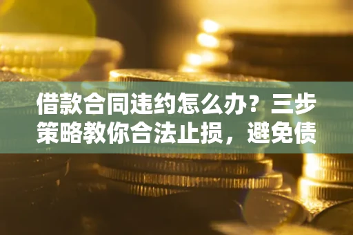 北京借款合同违约怎么办？三步策略教你合法止损，避免债务危机升级