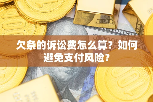 北京欠条的诉讼费怎么算？如何避免支付风险？